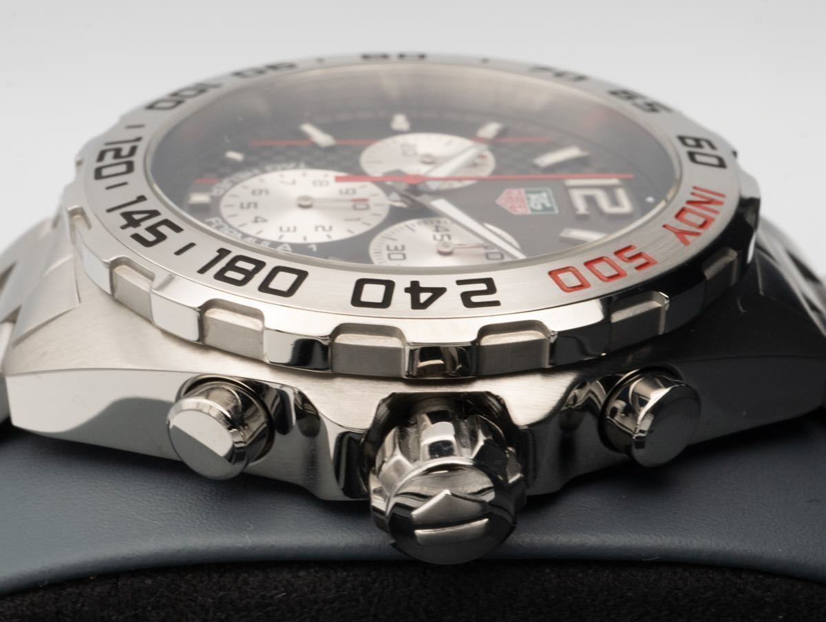  Shop Authentic Tag Heuer Formula 1 Chronograph Grey Dial Silver Steel Strap Watch for Men - CAZ1114.BA0877 - Luxxuri