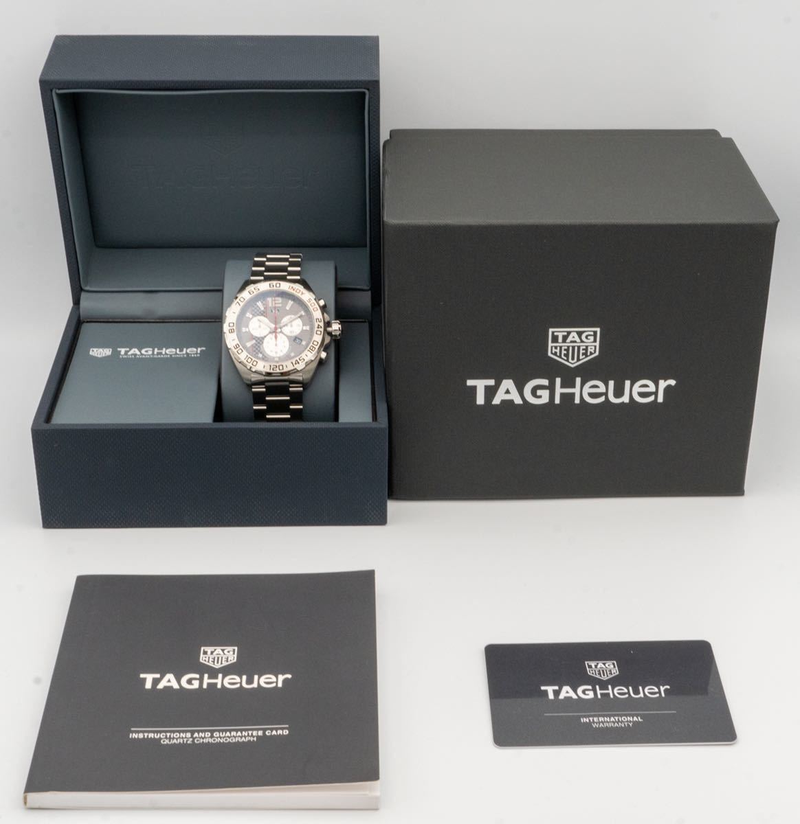  Shop Authentic Tag Heuer Formula 1 Chronograph Grey Dial Silver Steel Strap Watch for Men - CAZ1114.BA0877 - Luxxuri