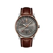  Shop Authentic Breitling Navitimer Automatic 41 Grey Dial Brown Leather Strap Watch for Men - U17326121M1P1 - Luxxuri