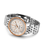  Shop Authentic Breitling Navitimer Automatic 41mm White Dial Silver Stainless Steel Mens Watch - U17326211G1A1 - Luxxuri
