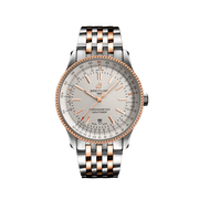  Shop Authentic Breitling Navitimer Automatic 41 White Dial Two Tone Steel Strap Watch for Men - U17326211G1U1 - Luxxuri
