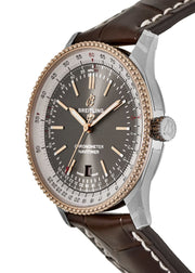  Shop Authentic Breitling Navitimer 1 Automatic 41mm Brown Dial Brown Leather Strap Mens Watch - U17326211M1P2 - Luxxuri