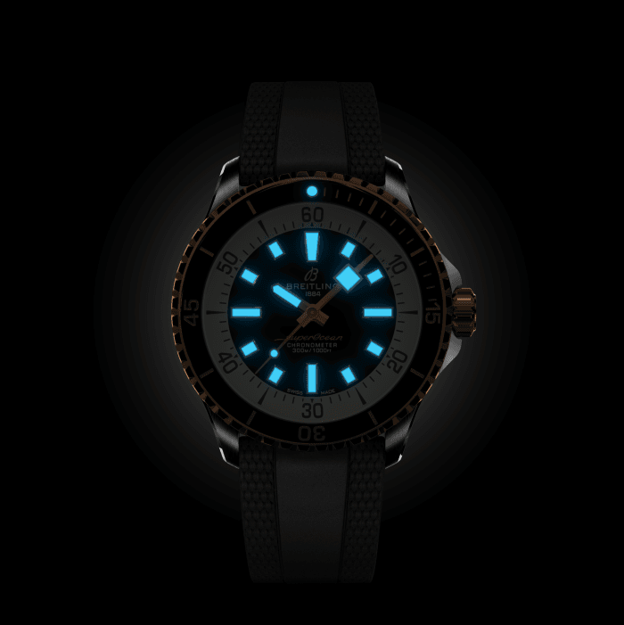  Shop Authentic Breitling Superocean Automatic 42 Black Dial Black Rubber Strap Watch for Men - U17375211B1S1 - Luxxuri