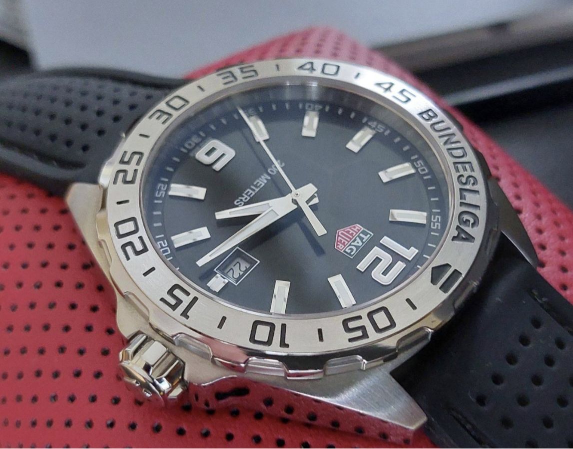  Shop Authentic Tag Heuer Formula 1 Quartz Black Dial Black Rubber Strap Watch for Men -  WAZ1112.FT8023 - Luxxuri