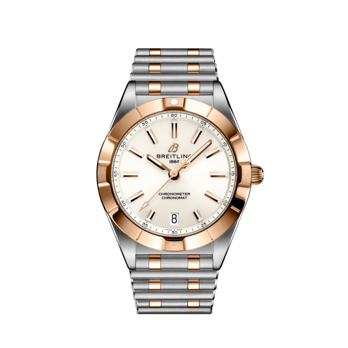  Shop Authentic Breitling Chronomat 32 White Dial Two Tone Steel Strap Watch for Women - U77310101A1U1 - Luxxuri