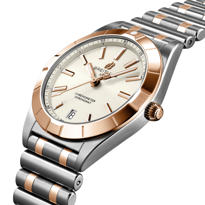  Shop Authentic Breitling Chronomat 32 White Dial Two Tone Steel Strap Watch for Women - U77310101A1U1 - Luxxuri