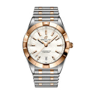  Shop Authentic Breitling Chronomat B02 18K Red Gold White Dial Two Tone Steel Strap Watch for Men - U77310101A2U1 - Luxxuri