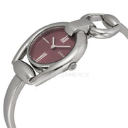  Shop Authentic Gucci Horsebit Quartz Red Dial Silver Steel Strap Watch For Women - YA139502 - Luxxuri