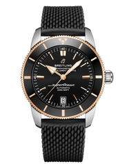  Shop Authentic Breitling Superocean Heritage II B20 42mm Black Dial Black Mesh Bracelet Mens Watch - UB2010121B1S1 - Luxxuri
