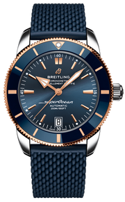  Shop Authentic Breitling Superocean Heritage B20 Automatic 42 Blue Dial Blue Mesh Bracelet Watch for Men - UB2010161C1S1 - Luxxuri