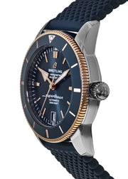  Shop Authentic Breitling Superocean Heritage B20 Automatic 42 Blue Dial Blue Mesh Bracelet Watch for Men - UB2010161C1S1 - Luxxuri