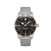  Shop Authentic Breitling Superocean Heritage B20 Automatic 44 Black Dial Silver Mesh Bracelet Watch for Men - UB2030121B1A1 - Luxxuri