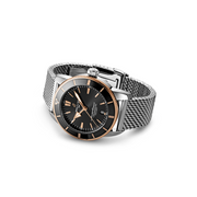  Shop Authentic Breitling Superocean Heritage B20 Automatic 44 Black Dial Silver Mesh Bracelet Watch for Men - UB2030121B1A1 - Luxxuri