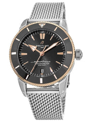  Shop Authentic Breitling Superocean Heritage B20 Automatic 44 Black Dial Silver Mesh Bracelet Watch for Men - UB2030121B1A1 - Luxxuri