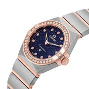  Shop Authentic Omega Constellation Quartz Diamonds Blue Dial Two Tone Steel Strap Watch for Women - 131.25.25.60.53.002 - Luxxuri