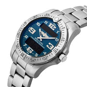  Shop Authentic Breitling Aerospace Evo Blue Dial Silver Steel Strap Watch for Men - E79363101C1E1 - Luxxuri