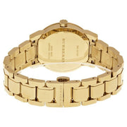  Shop Authentic Burberry The City White Dial Gold Steel Strap Watch for Women - BU9103 - Luxxuri