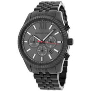  Shop Authentic Michael Kors Lexington Chronograph Black Dial Black Steel Strap Watch for Men - MK8320 - Luxxuri