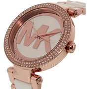  Shop Authentic Michael Kors Parker White Dial Two Tone Steel Strap Watch for Women - MK6365 - Luxxuri