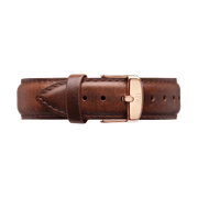  Shop Authentic Daniel Wellington Bristol Black Dial Brown Leather Strap Watch For Men - DW00100125 - Luxxuri