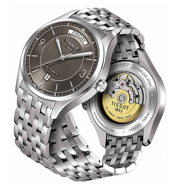  Shop Authentic Tissot T Classic T One Automatic Grey Dial Silver Steel Strap Watch For Men - T038.430.11.067.00 - Luxxuri