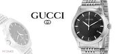  Shop Authentic Gucci G Timeless Black Dial Silver Steel Strap Watch For Men - YA126402 - Luxxuri
