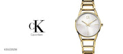  Shop Authentic Calvin Klein Stately White Dial Gold Steel Strap Watch for Women - K3G2352W - Luxxuri