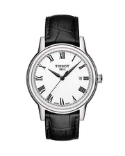  Shop Authentic Tissot T Classic Carson White Dial Black Leather Strap Watch for Men - T085.410.16.013.00 - Luxxuri
