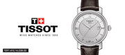  Shop Authentic Tissot T Classic Bridgeport Silver Dial Brown Leather Strap Watch For Men - T097.410.16.038.00 - Luxxuri