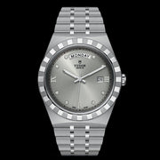  Shop Authentic Tudor Royal Day Date Diamonds Automatic Silver Dial Silver Steel Strap Watch for Men - M28600-0002 - Luxxuri