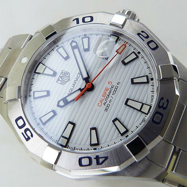  Shop Authentic Tag Heuer Aquaracer White Dial Watch for Men - WAY2013.BA0927 - Luxxuri