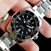  Shop Authentic Tag Heuer Aquaracer Black Dial Watch for Men - WAY211A.BA0928 - Luxxuri