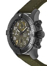  Shop Authentic Breitling Avenger Chronograph 45mm Green Dial Green Nylon Strap Watch for Men - V13317101L1X1 - Luxxuri