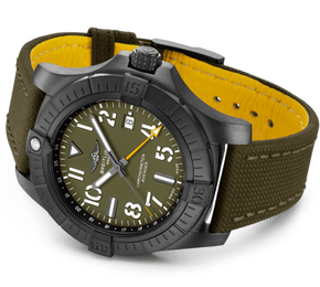  Shop Authentic Breitling Avenger Automatic GMT 45 Night Mission Green Dial Green Nylon Strap Watch for Men - V323952A1L1X1 - Luxxuri