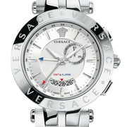  Shop Authentic Versace Aion Chronograph White Dial Silver Steel Strap Watch for Men - VBR040017 - Luxxuri