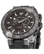  Shop Authentic Versace V Extreme Chronograph Black Tone Dial Black Rubber Strap Watch for Men - VCN020017 - Luxxuri