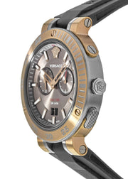  Shop Authentic Versace V Extreme Chronograph Brown Tone Dial Black Rubber Strap Watch for Men - VCN030017 - Luxxuri