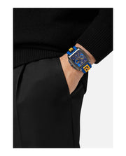  Shop Authentic Versace Iconic Dominus Chronograph Blue Dial Blue Rubber Strap Watch For Men - VE6H00323 - Luxxuri