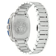  Shop Authentic Versace Dominus Chronograph Blue Dial Silver Steel Strap Watch For Men - VE6H00423 - Luxxuri