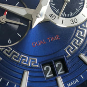  Shop Authentic Versace V Race Chronograph Quartz Blue Dial Blue Leather Strap Watch For Men - VEBV00419 - Luxxuri