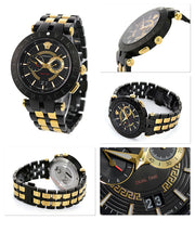  Shop Authentic Versace V-Race Analog Quartz Black Dial Two Tone Steel Strap Watch For Men - VEBV00619 - Luxxuri