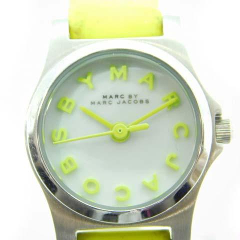  Shop Authentic Marc Jacobs Henry White Dial Neon Yellow Rubber Strap Watch for Women - MBM1235 - Luxxuri