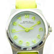  Shop Authentic Marc Jacobs Henry White Dial Neon Yellow Rubber Strap Watch for Women - MBM1235 - Luxxuri