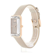  Shop Authentic Swarovski Uptown Crystal Grey Dial Grey Leather Strap Watch for Women - 5547716 - Luxxuri