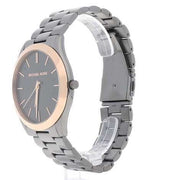  Shop Authentic Michael Kors Runway Quartz Grey Dial Grey Steel Strap Watch For Women - MK8576 - Luxxuri