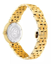  Shop Authentic Versace Daphnis Quartz Black Dial Gold Steel Strap Watch for Women - VEOCA0524 - Luxxuri
