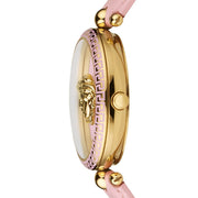  Shop Authentic Versace Palazzo Empire Pink Dial Pink Leather Strap Watch for Women - VCO030017 - Luxxuri