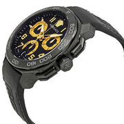  Shop Authentic Versace Dylos Chronograph Black Dial Black Rubber Strap Watch for Men - VQC020015 - Luxxuri
