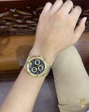  Shop Authentic Versace Greca Chronograph Black Dial Brown Leather Strap Watch For Men - VEZ900621 - Luxxuri