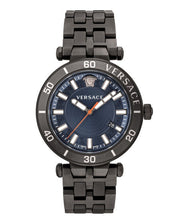  Shop Authentic Versace Greca Sport Quartz Black Dial Black Steel Strap Watch For Men - VEZ300621 - Luxxuri